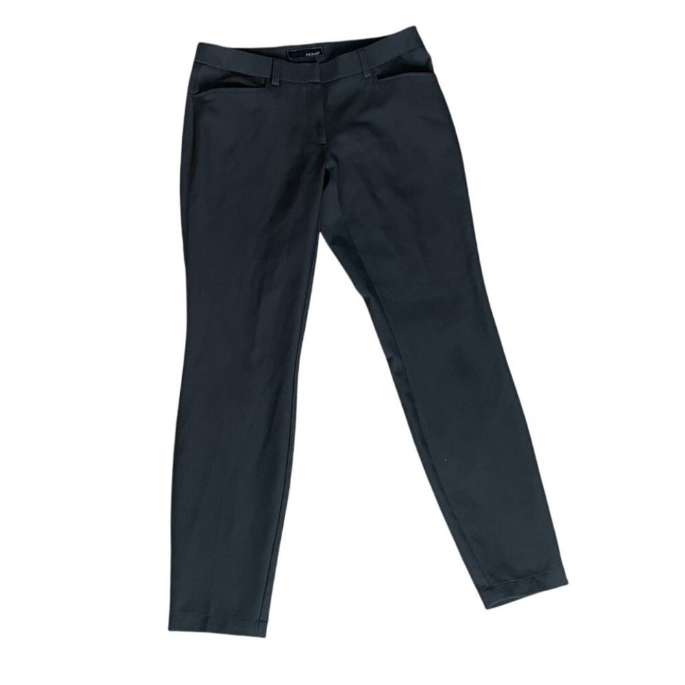 Oobe Women’s Dark Charcoal Gray Slim Straight Dress Pants Office Career Sz 8/31 - Picture 2 of 6